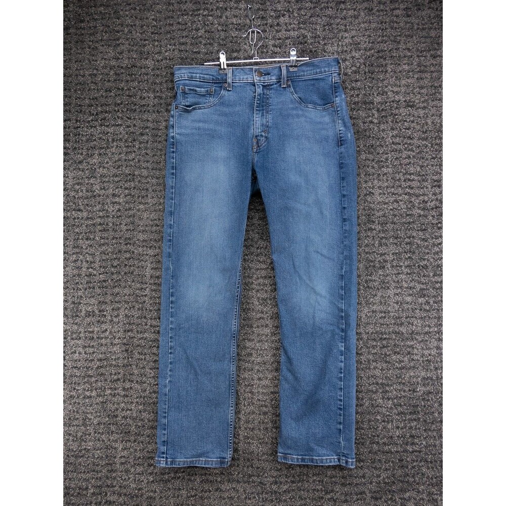 Levis 506 Jeans Mens 33x30 Actual 32x30 Blue Straight Fit Stretch Denim Casual